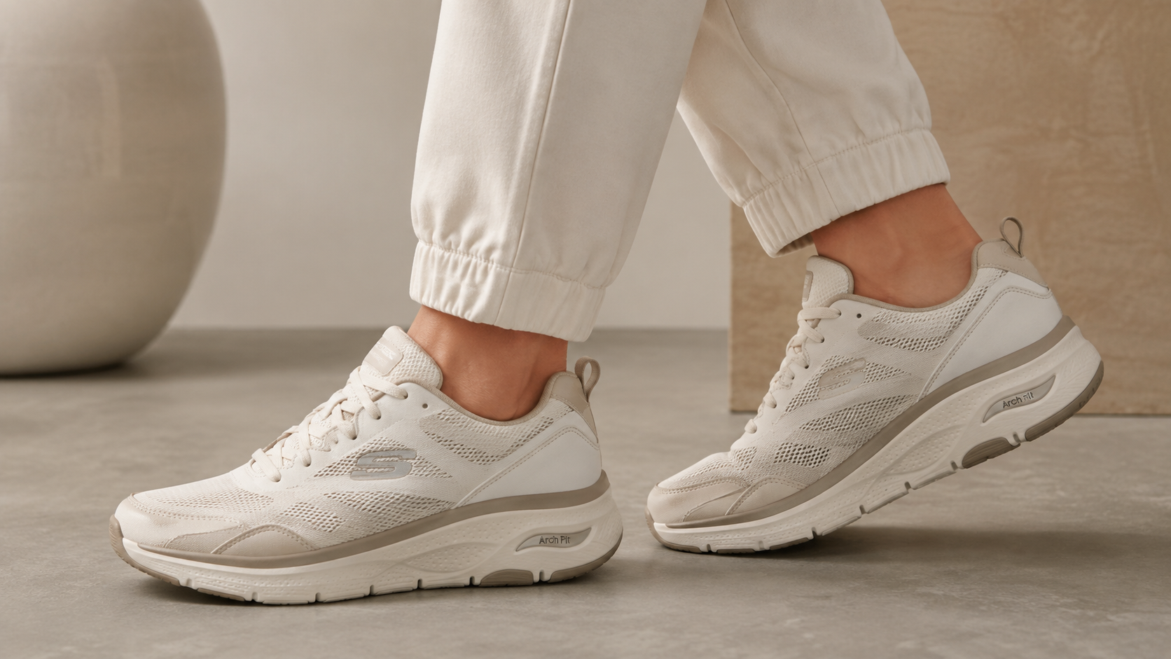 Cushioned Walking Sneakers All-Day Comfort